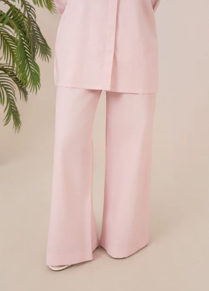 The Basic by Chandan Nagri Women Pret Co Ord Set Lawn Solids 2 Piece Kivo - Summer Collection