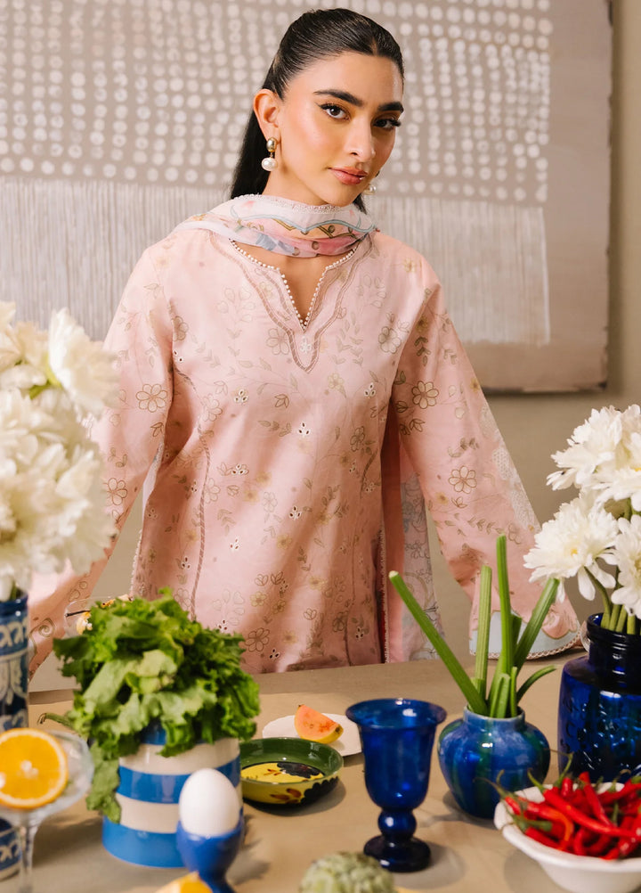 Afsanah by Seran Unstitched Embroidered Lawn 3 Piece Suit SN26UAVII D2-AMYRA - Summer Collection