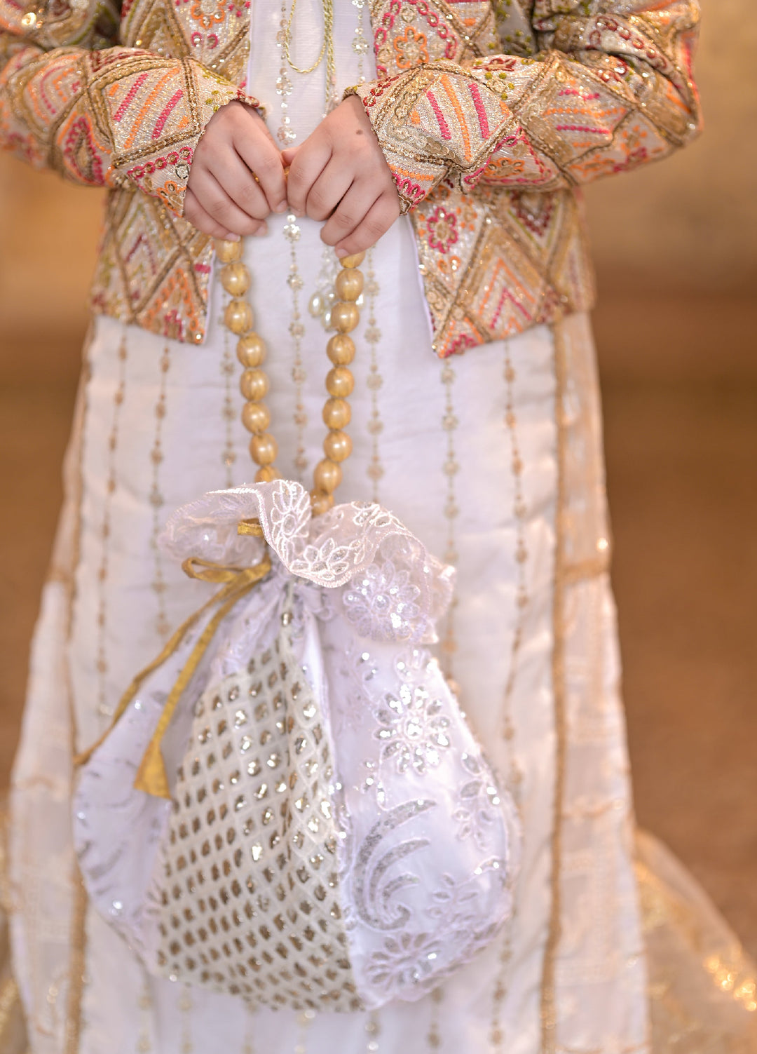 Andaz e Jahan by Qurratulain Saqib Pret kids Chiffon 3 Piece Chikankari Afreen Afreen - Wedding Collection