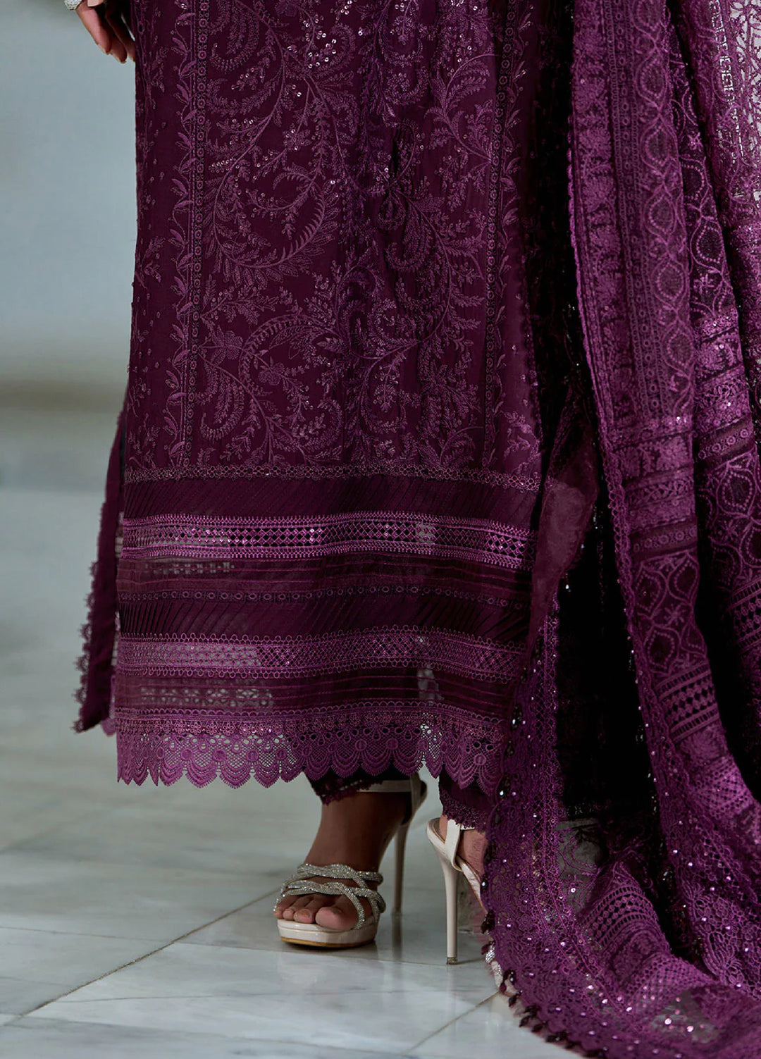 Sobia Nazir Unstitched Embroidered Luxury Lawn 3 Piece Suit SN26ULE D-03 B - Eid Collection