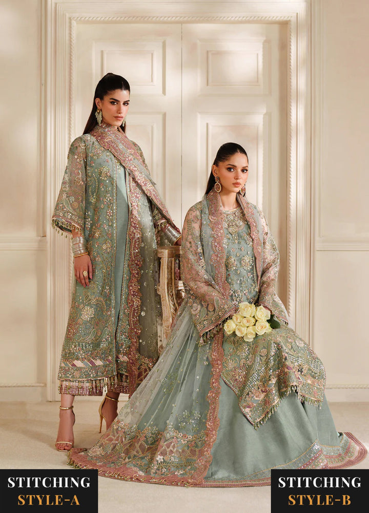 Chantelle by Baroque Unstitched Embroidered Organza 3 piece BQ25CF V14- D 06 - Formals Collection