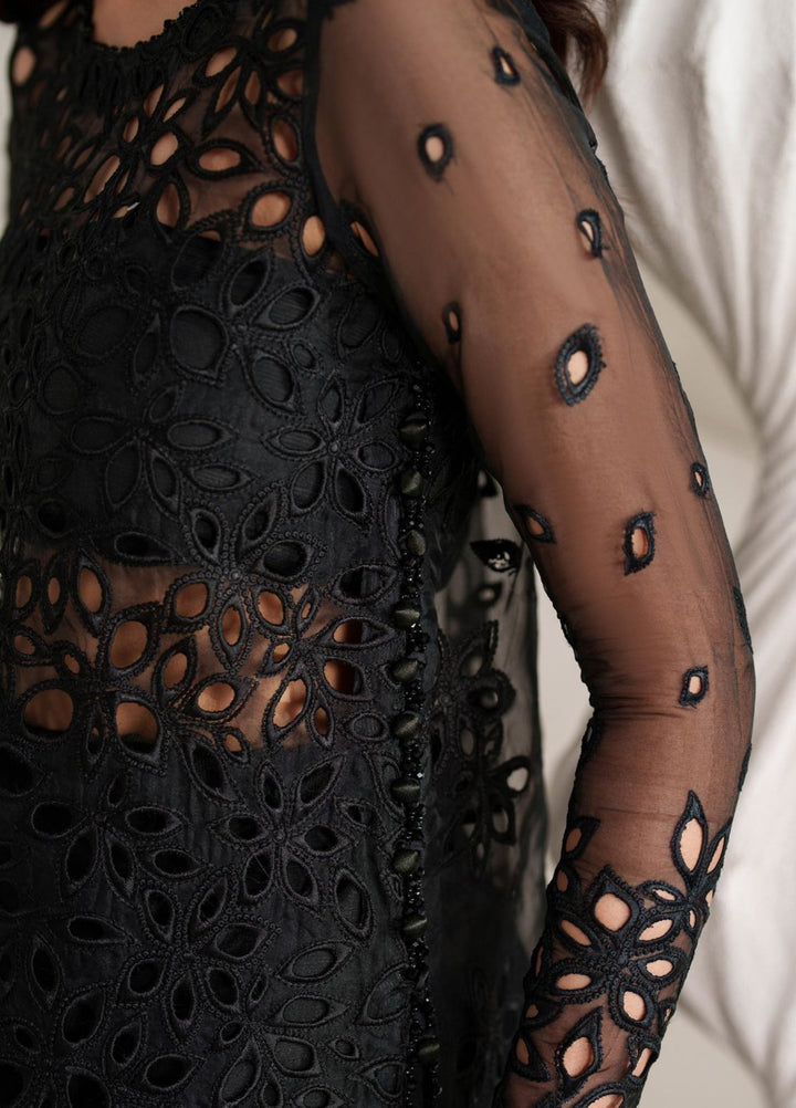 Muse Thread by Zarif Unstitched Organza Embroidered Suits 3 Piece ZRF25MT 04 MAELIN - Festive Collection