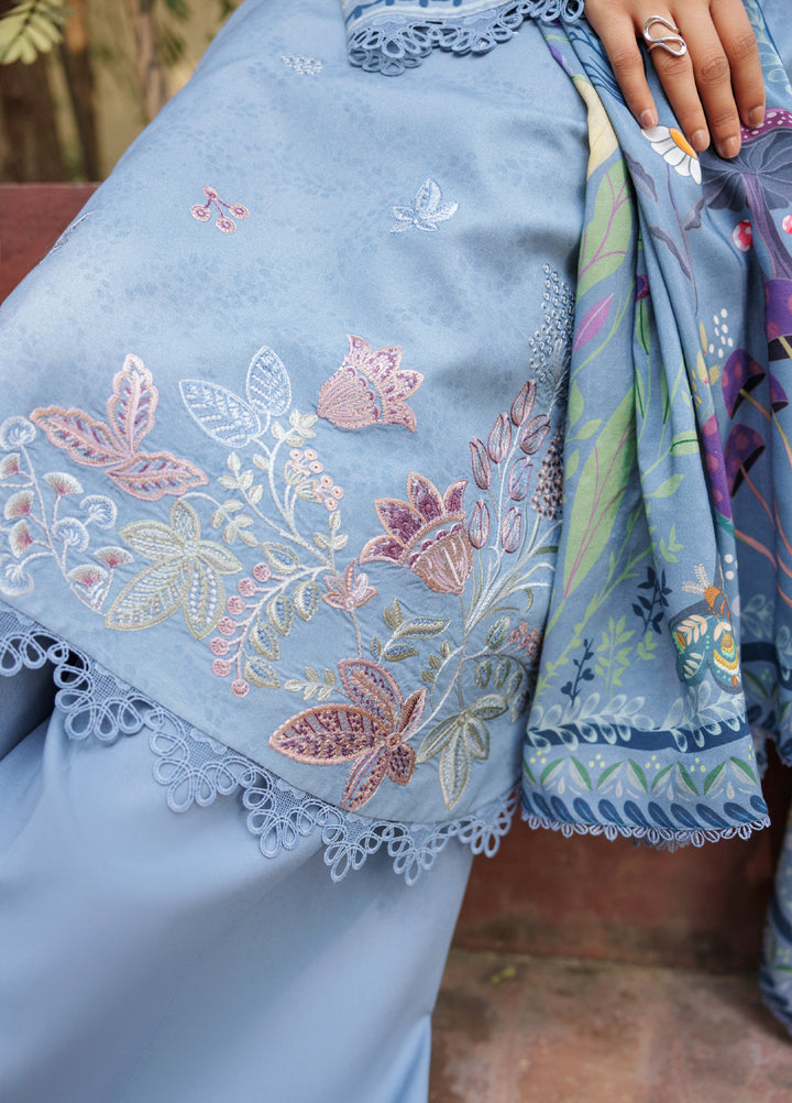 Zync by Florent Whispers Unstitched Embroidered Modal 3 Piece FL25WW FL-3A - Winter Collection