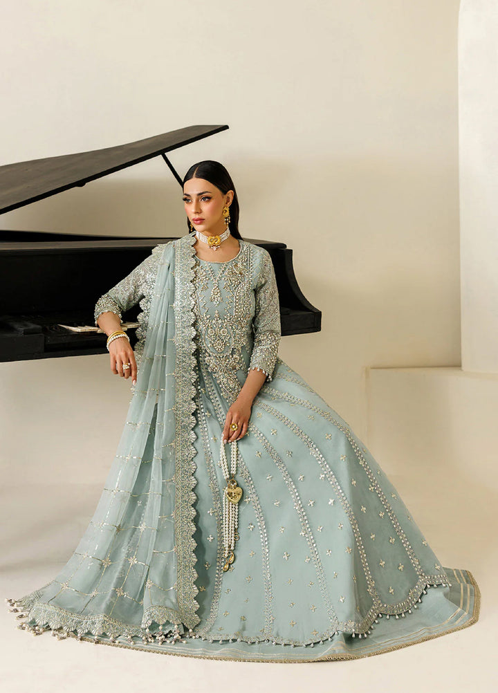 Aymal by Alizeh Fashion Handcrafted Unstitched Embroidered Chiffon 3 Pcs Suit AF26UAC 02-SINOOR - Festive Collection