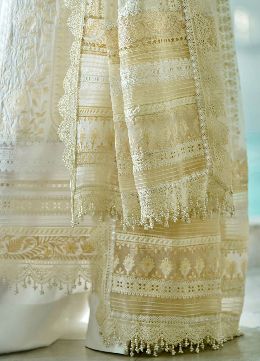 Sobia Nazir Unstitched Embroidered Luxury Lawn 3 Piece Suit SN26ULE D-09 A - Eid Collection