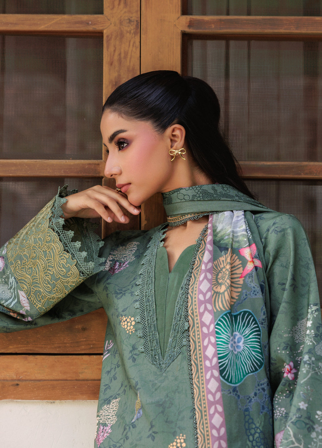 Zync by Florent Whispers Unstitched Embroidered Modal 3 Piece FL25WW FL-4B - Winter Collection