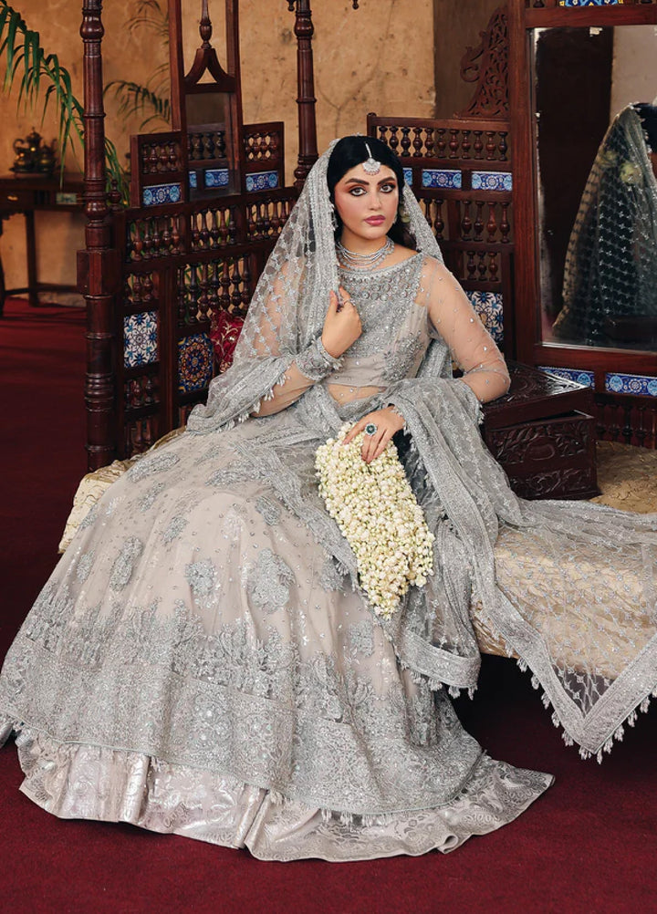 Silsila by Meeral Pret Embroidered Net 3 Piece Shehwar - Festive Collection