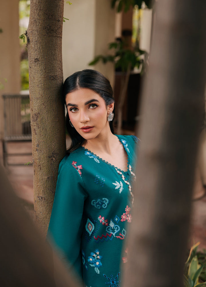 Zync by Florent Unstitched Embroidered Lawn 3 Piece Suit FL26ULZ FZ-3B - Lawn Collection