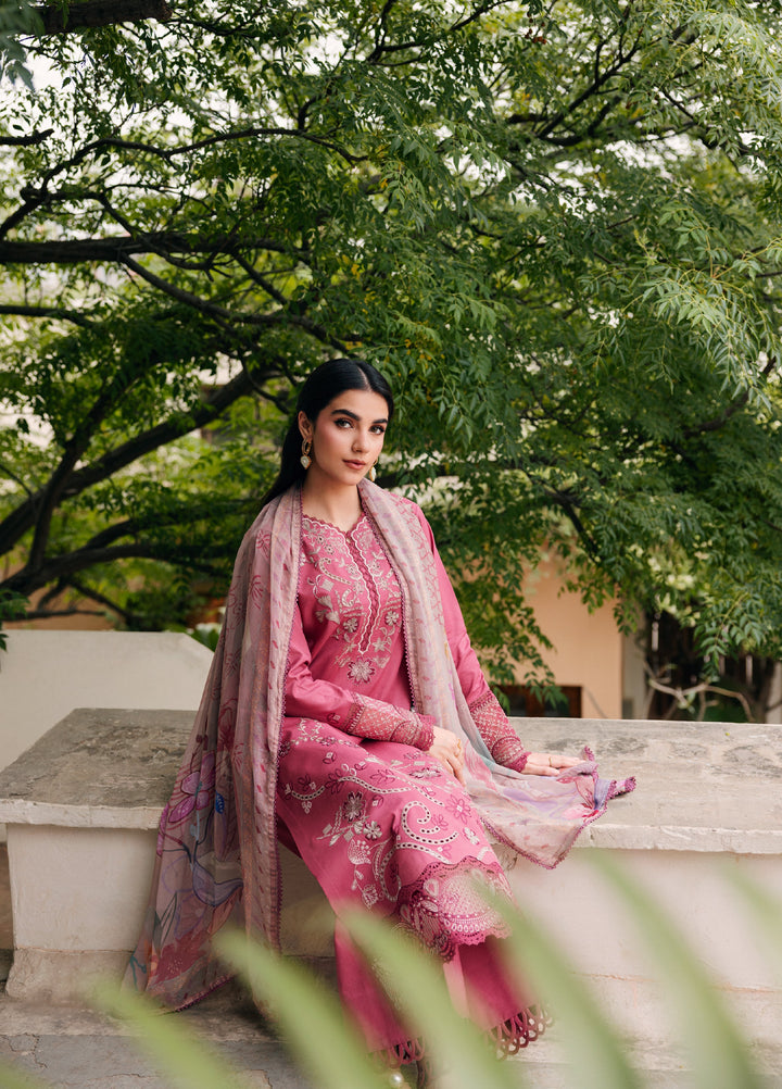 Zync by Florent Unstitched Embroidered Lawn 3 Piece Suit FL26ULZ FZ-5B - Lawn Collection