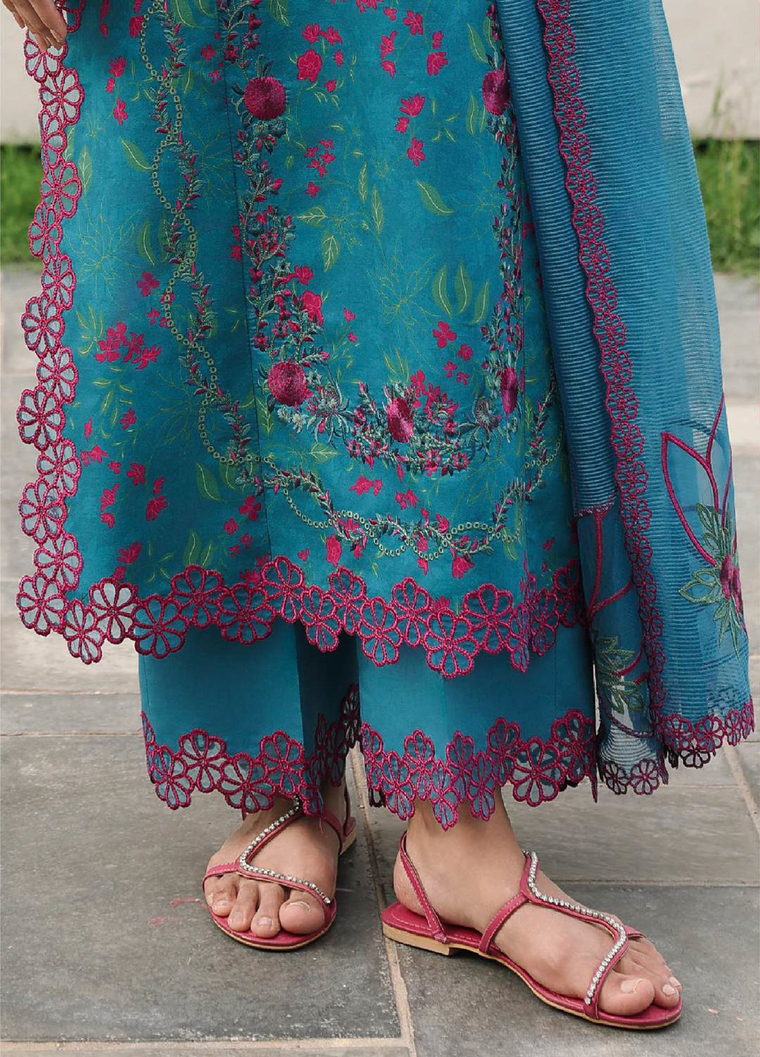 Florence by Rang Rasiya Unstitched Embroidered Lawn 3 Piece Suit RR26ULF Florence Tina - Festive Collection
