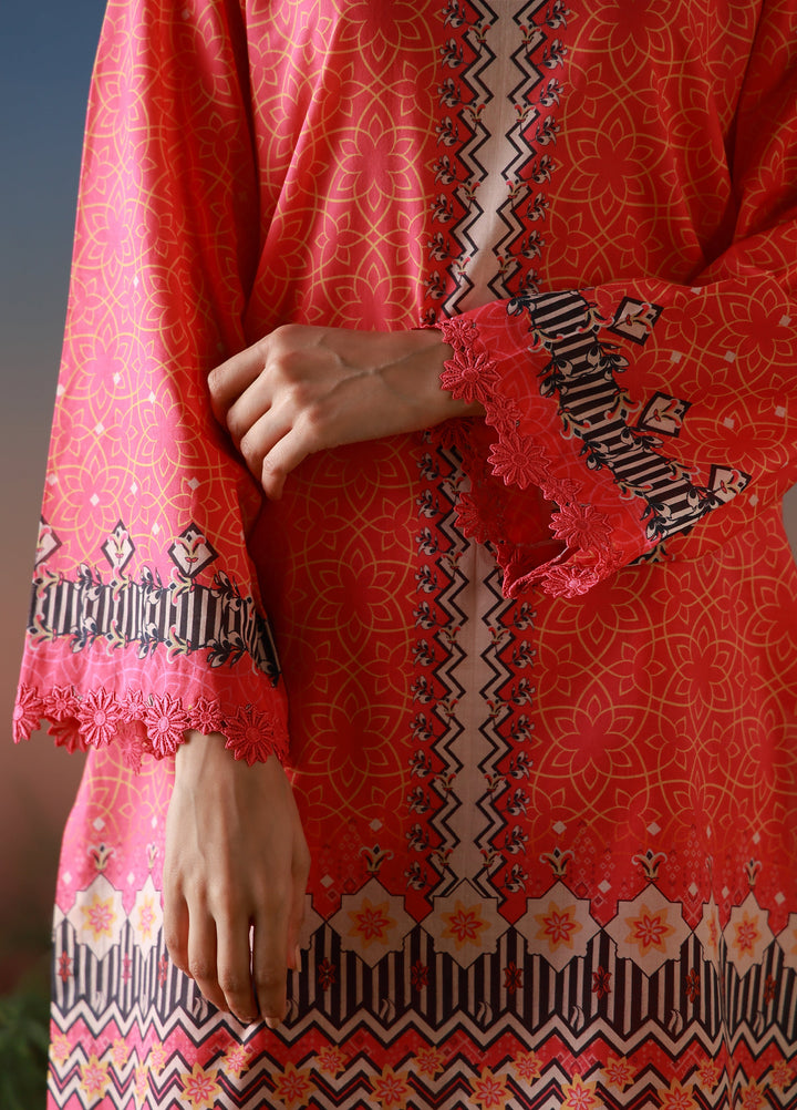 Mirha by Sahar Unstitched Printed Lawn 3 Piece Suit SS1-26-20 Scarlet Tapestry - Summer Collection