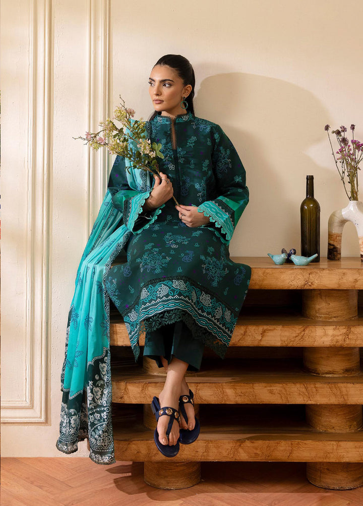 Nissa by RajBari Unstitched Printed Lawn 3 Piece Suit RB26ULN D-05 - Casual Collection
