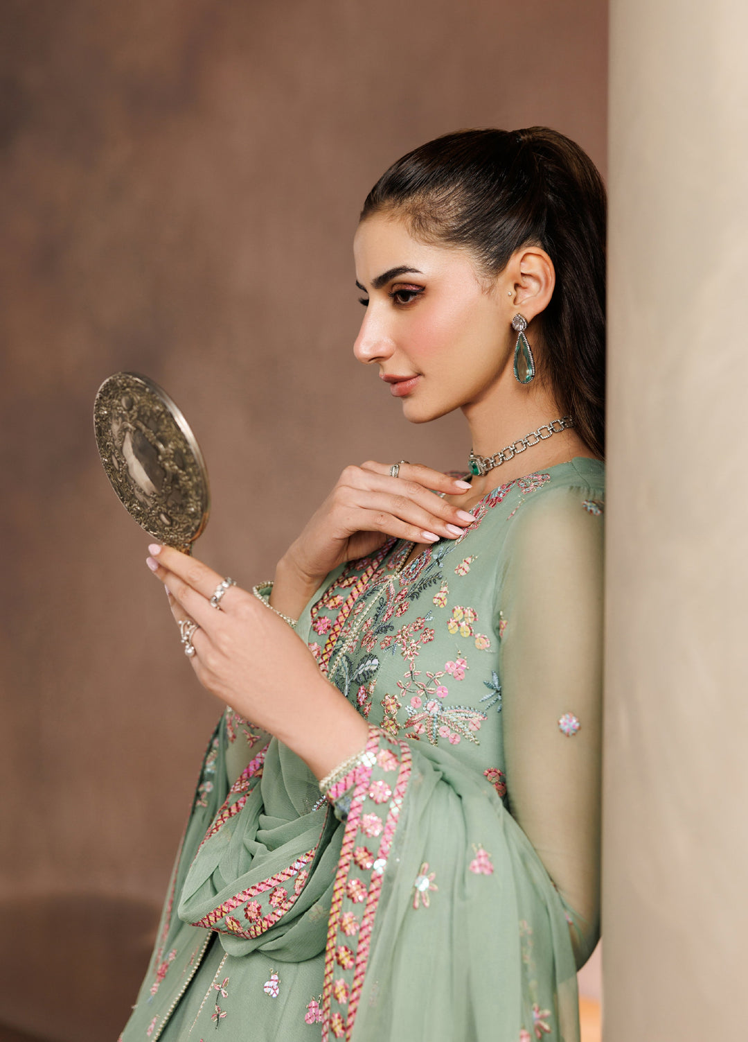 Zaryah by Zarif Unstitched Embroidered Chiffon 3 Piece Suit ZR26UZF ZF-ZYR-SURILI-06 - Festive Collection