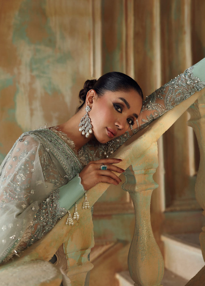 Zyra Unstitched Embroidered Net 3 Piece Suit ZY26UW D-2 Nargis - Wedding Collection