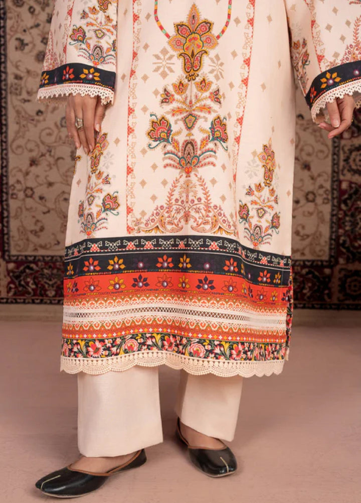 Jugnu by Chandan Nagri Women Pret Embroidered Khaddar 3 Piece Suit Naren - Winter Collection