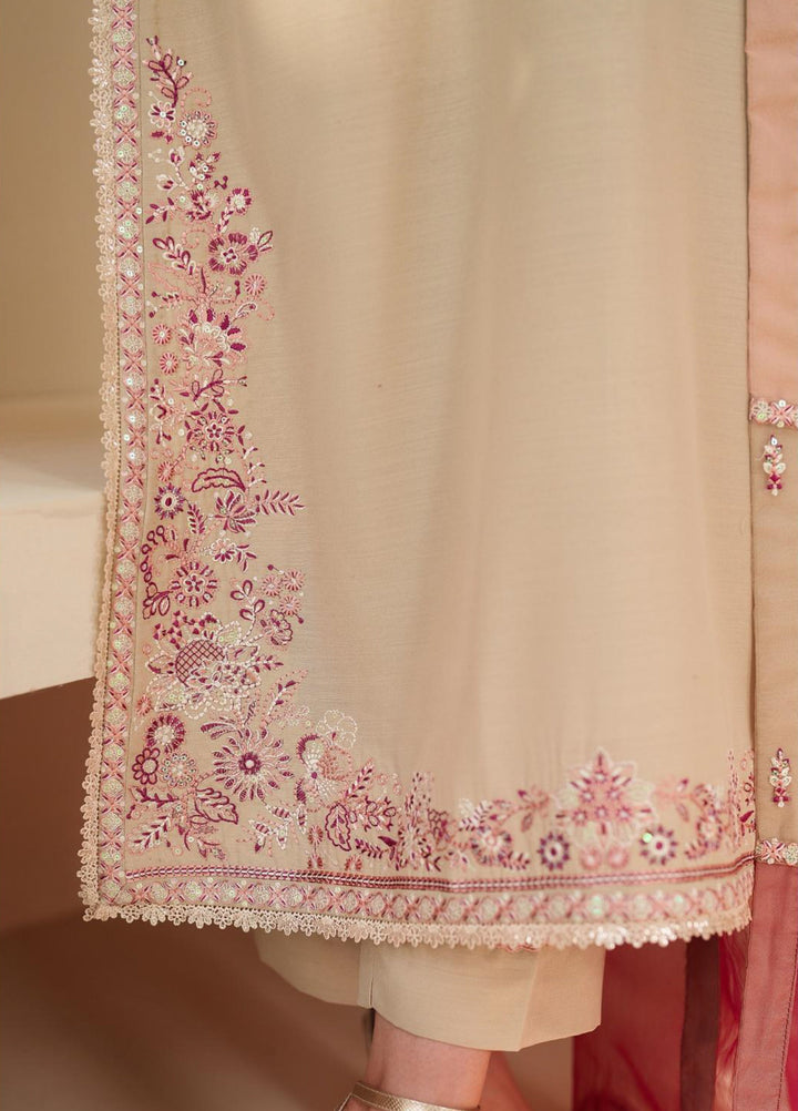Tabeer by Zarif Unstitched Silk Embroidered 3 Piece Suit ZR26UT ZE-TS-06 RAAG - Winter Collection
