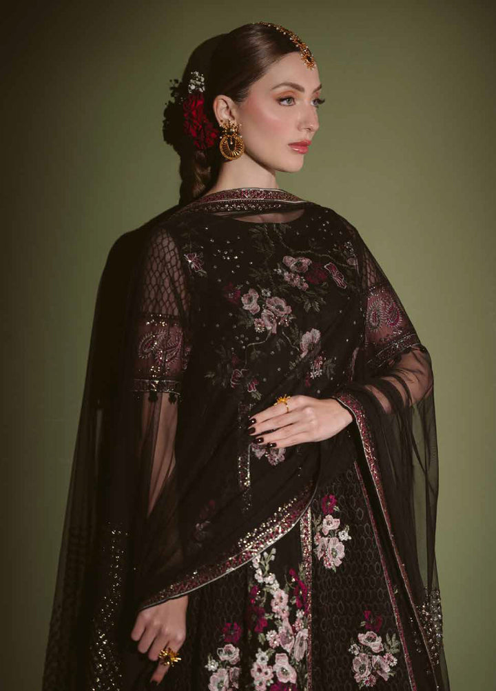 Elaya by Nureh Unstitched Embroidered Net 4 Piece Suit NU26UEF NEL-95 - Festive Collection