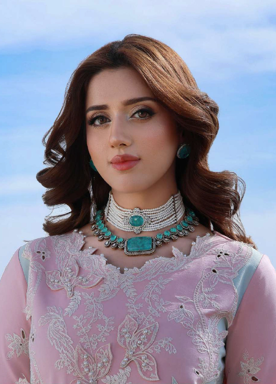 Rang Rasiya Premium Unstitched Embroidered Lawn 3 Piece Suit RR26UP D-8 Mahsa - Festive Collection