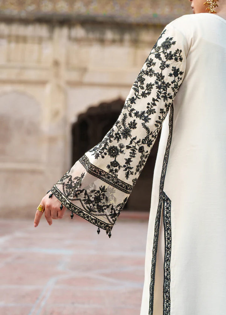 Zaria by Meeral Pret Embroidered Raw Silk 3 Piece Isle - Festive Collection