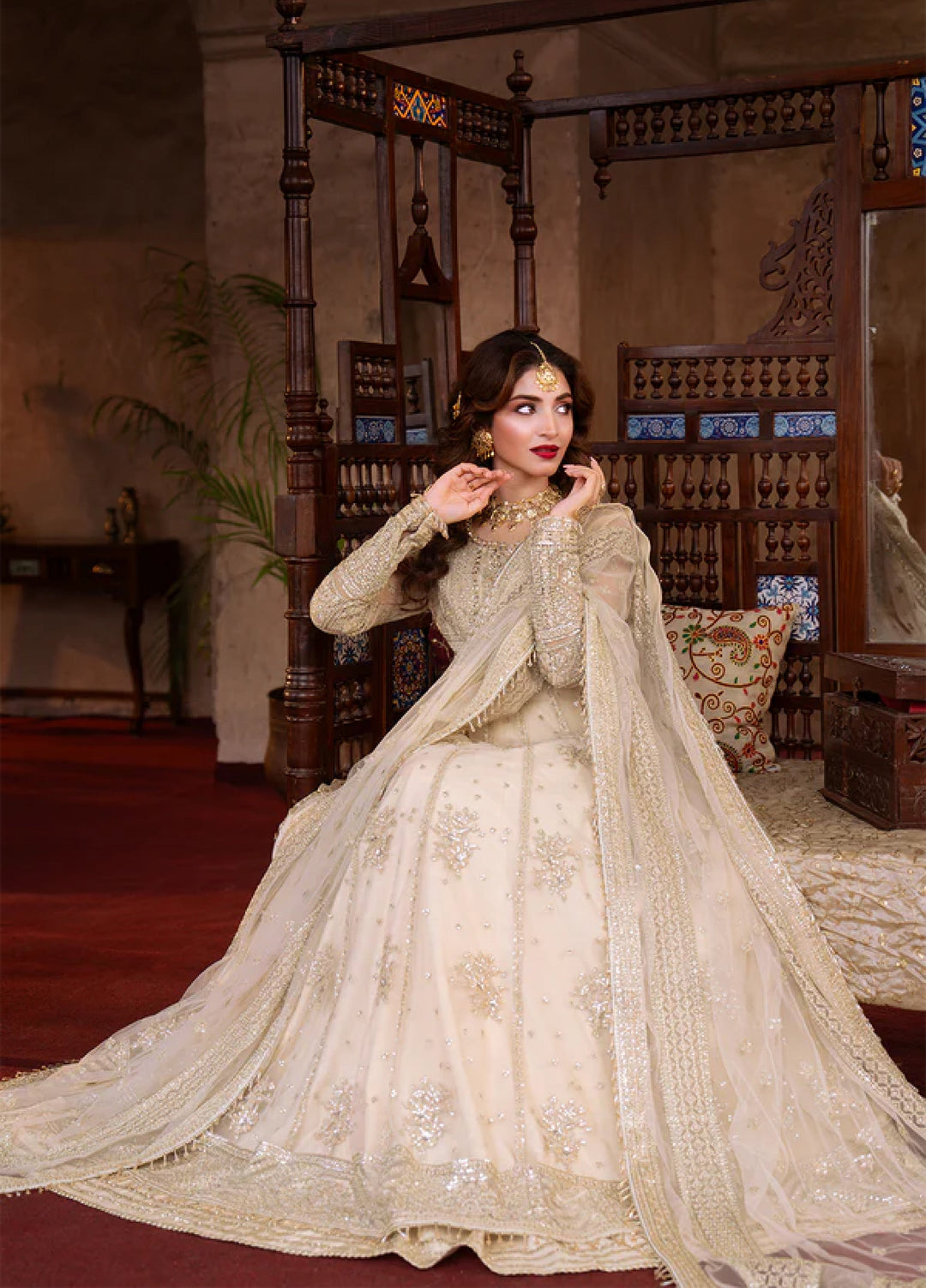 Silsila by Meeral Pret Embroidered Net 3 Piece Noori - Festive Collection