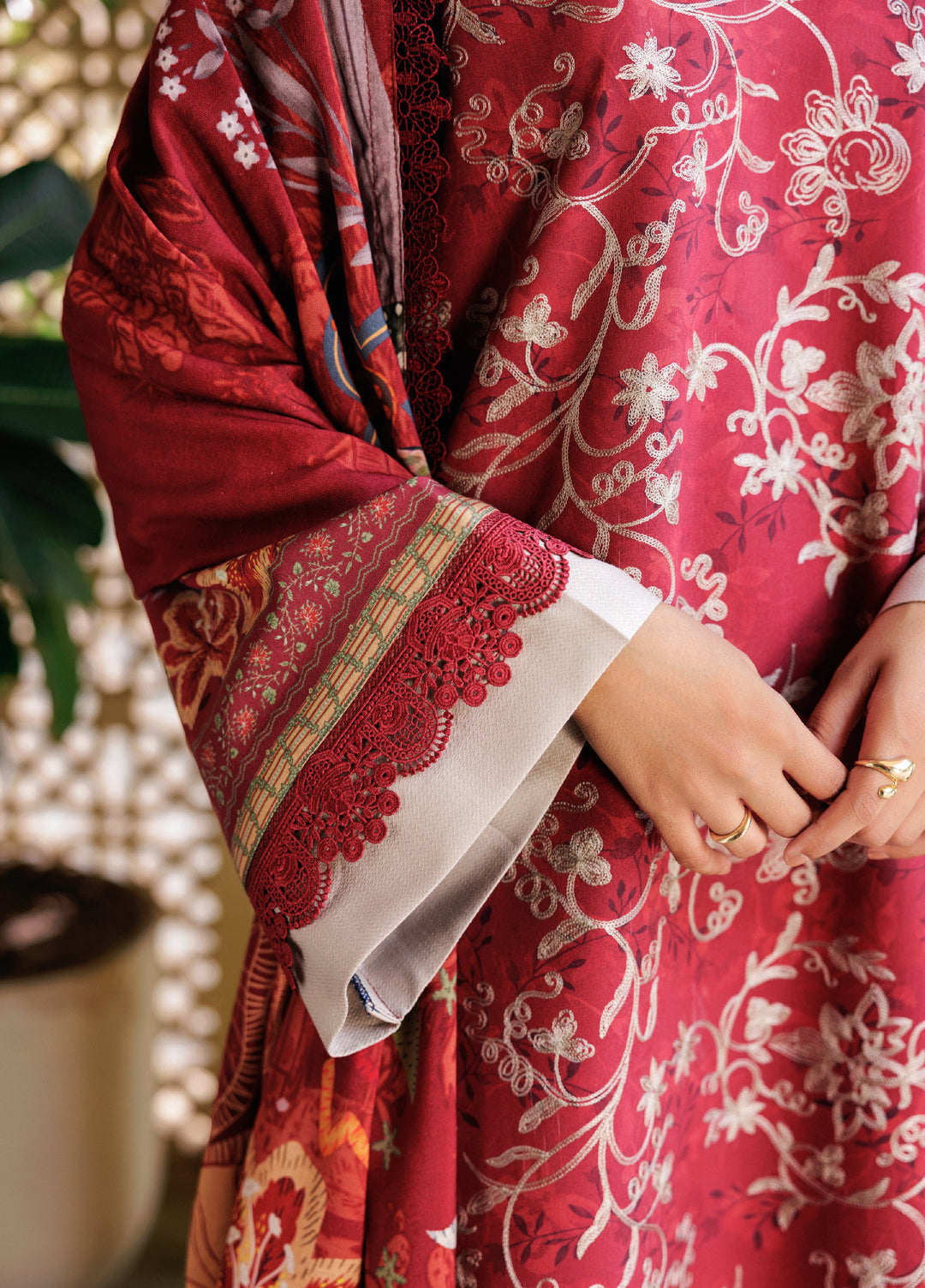 Zync by Florent Whispers Unstitched Embroidered Modal 3 Piece FL25WW FL-6B - Winter Collection