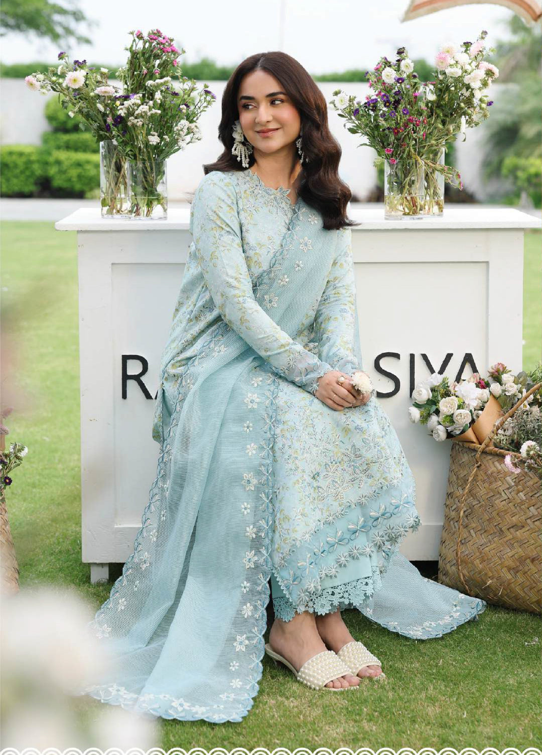 Florence by Rang Rasiya Unstitched Embroidered Lawn 3 Piece Suit RR26ULF Yasna - Festive Collection