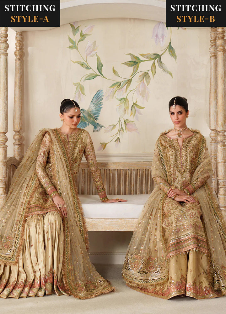 Chantelle by Baroque Unstitched Embroidered Organza 3 Piece Suit BQ26UCF V14-D02 - Festive Collection