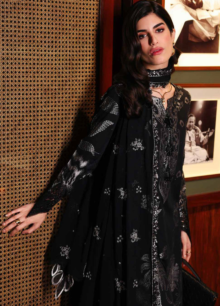 Nureh Exclusive Unstitched Embroidered Lawn Jacquard 3 Piece Suit NU26EU NE-227 - Festive Collection