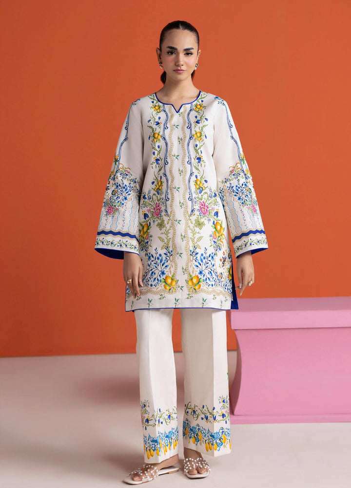 Amal Prints by RajBari Unstitched Printed Lawn 2 Piece Suit RB26UPA D-3 - Summer Collection