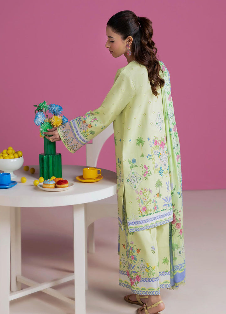 Amal Prints by RajBari Unstitched Printed Lawn 3 Piece Suit RB26UPA D-7 - Summer Collection