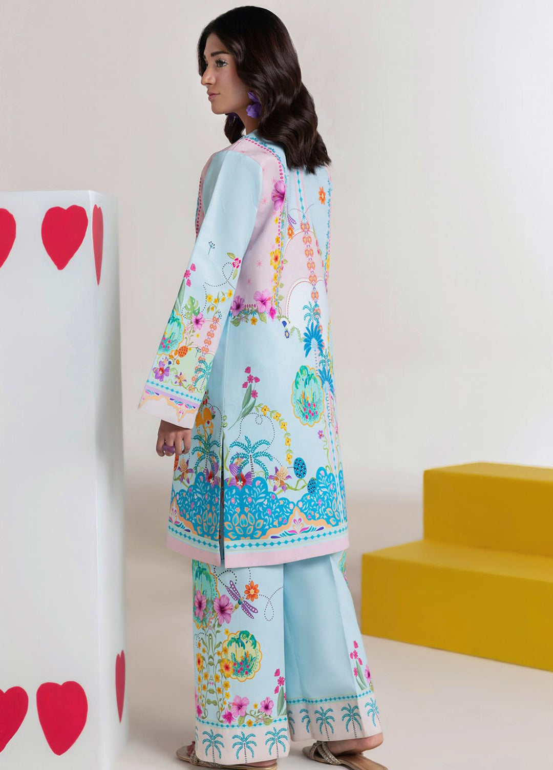 Amal Prints by RajBari Unstitched Printed Lawn 3 Piece Suit RB26UPA D-5 - Summer Collection
