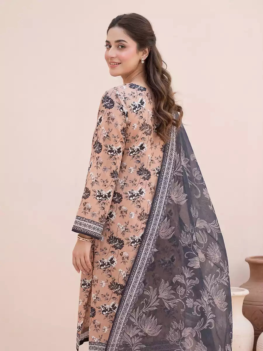 Salitex Women Unstitched Printed Lawn 3 Piece Suit SSW6U3P409 - Casual Collection