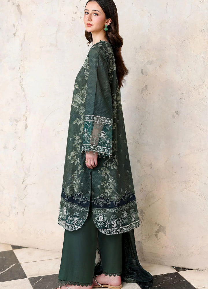 Cross Stitch Unstitched Embroidered Lawn 3 Piece Suit CS26ULE Forest Muse - Eid Collection