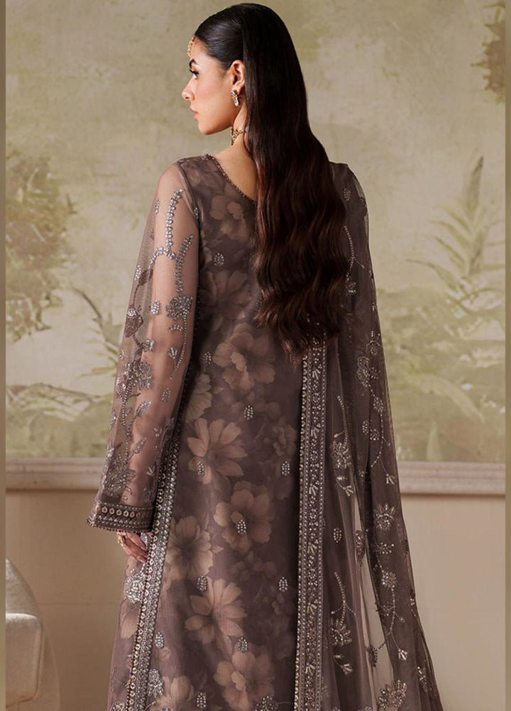 Zarif Embroidered Net Suits Unstitched 3 Piece ZAF25ZU ZRF-ZPЕ-08 Маhveer - Formals Collection