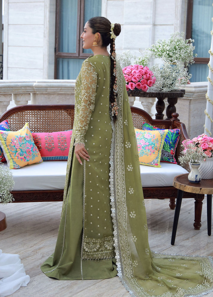 Gulmina Embroidered Chiffon Suits Unstitched 3 Piece GLM25EU D-08 - Formals Collection