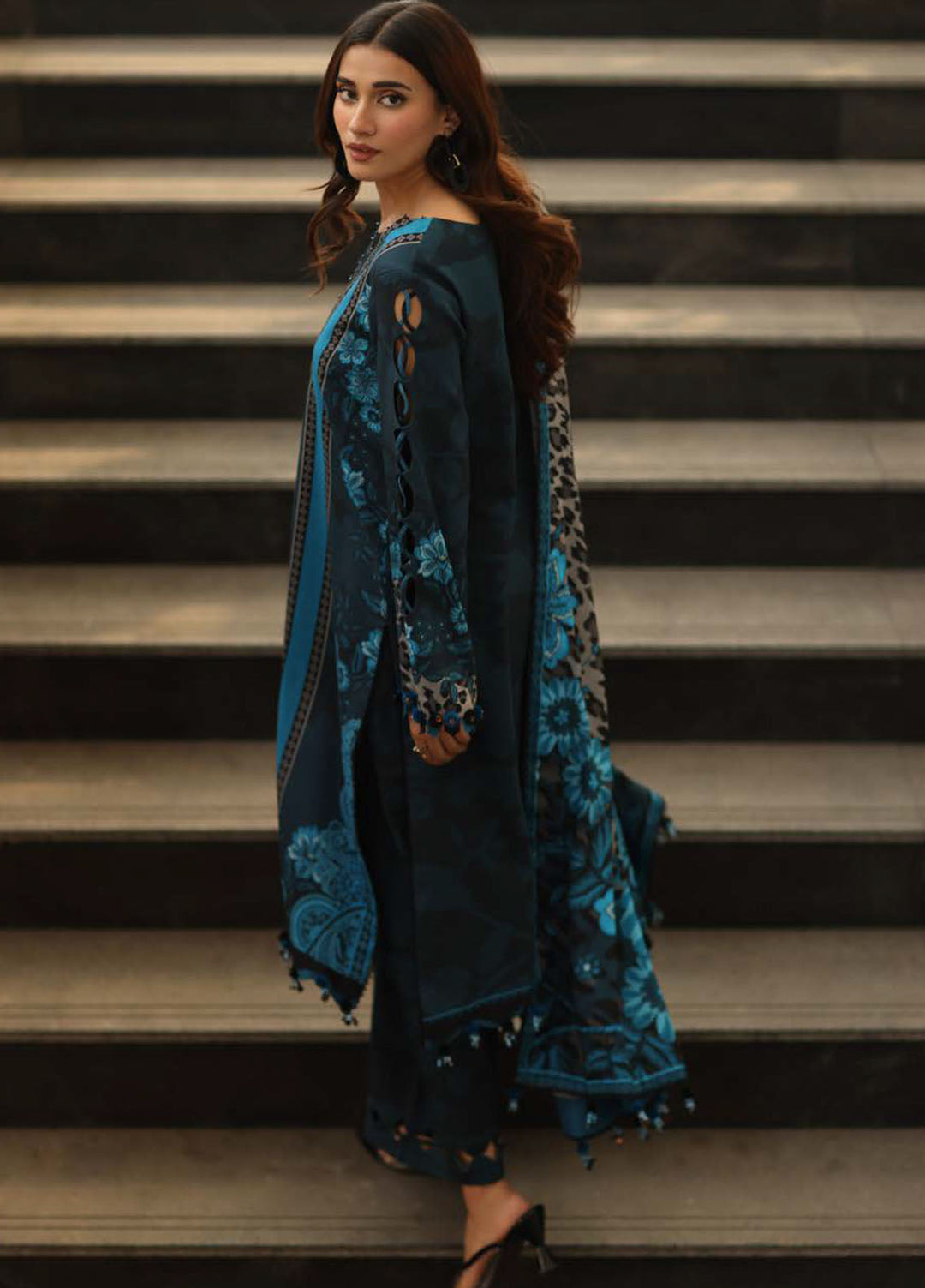 C Prints by Charizma Printed Linen Suits Unstitched 3 Piece CZ25CW CPW5-18 - Winter Collection