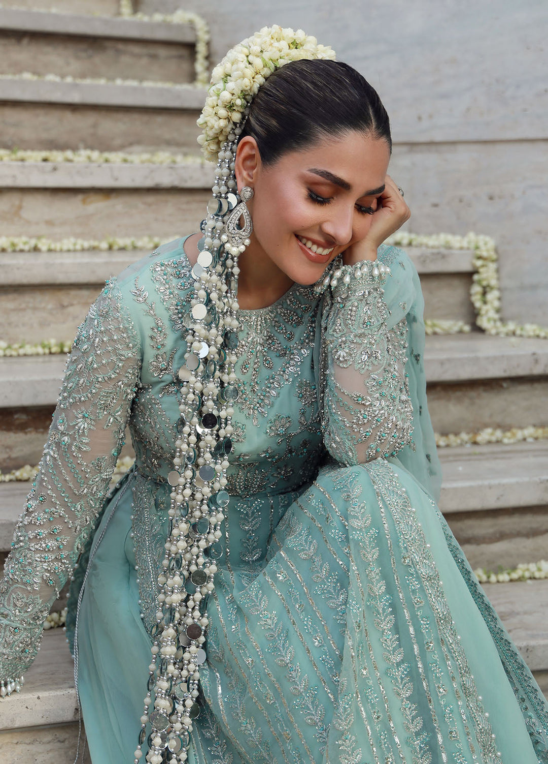 Gulmina Embroidered Chiffon Suits Unstitched 3 Piece GLM25EU D-07 - Formals Collection