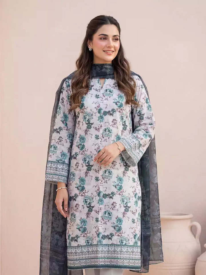 Salitex Women Unstitched Printed Lawn 3 Piece Suit SSW6U3P410 - Casual Collection
