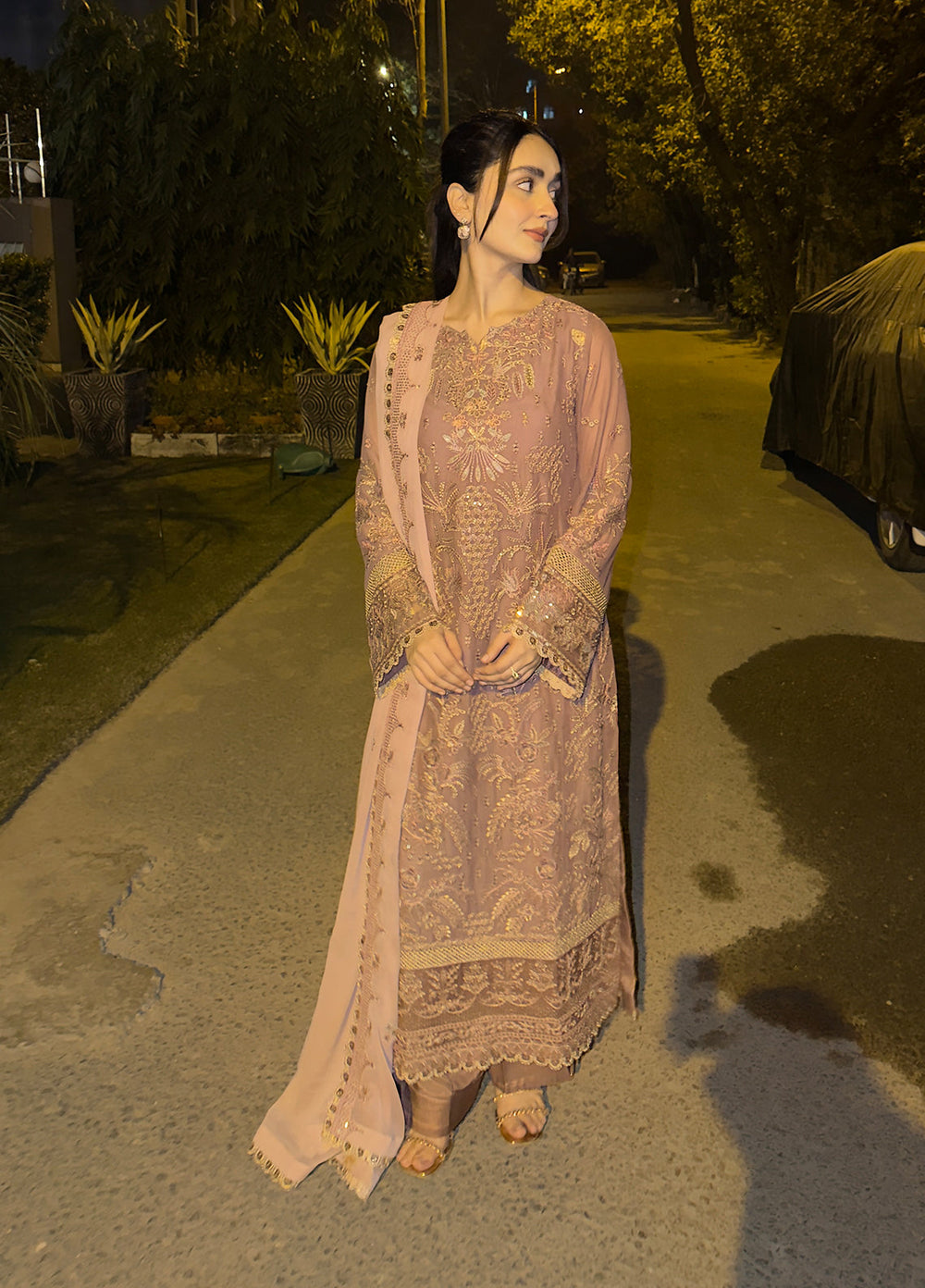 Maison d'or by Sahane Unstitched Embroidered Chiffon 3 Piece Suit CT-27007 MELLONY - Festive Collection