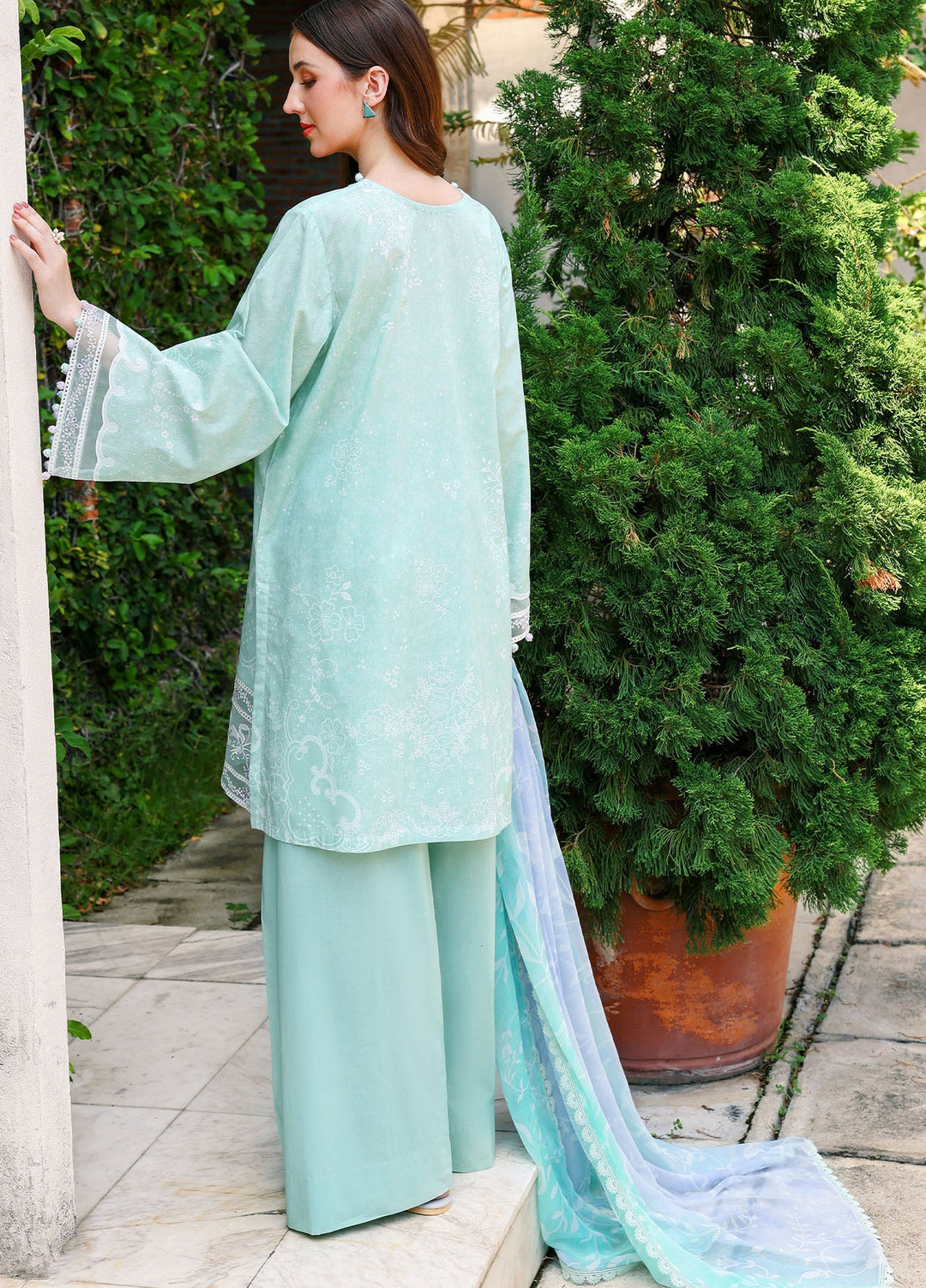 Cross Stitch Unstitched Embroidered Lawn 3 Piece Suit CS26ULE Summer Breeze - Eid Collection