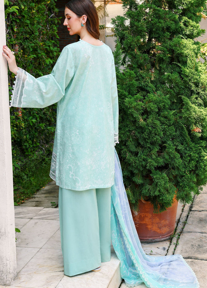 Cross Stitch Unstitched Embroidered Lawn 3 Piece Suit CS26ULE Summer Breeze - Eid Collection