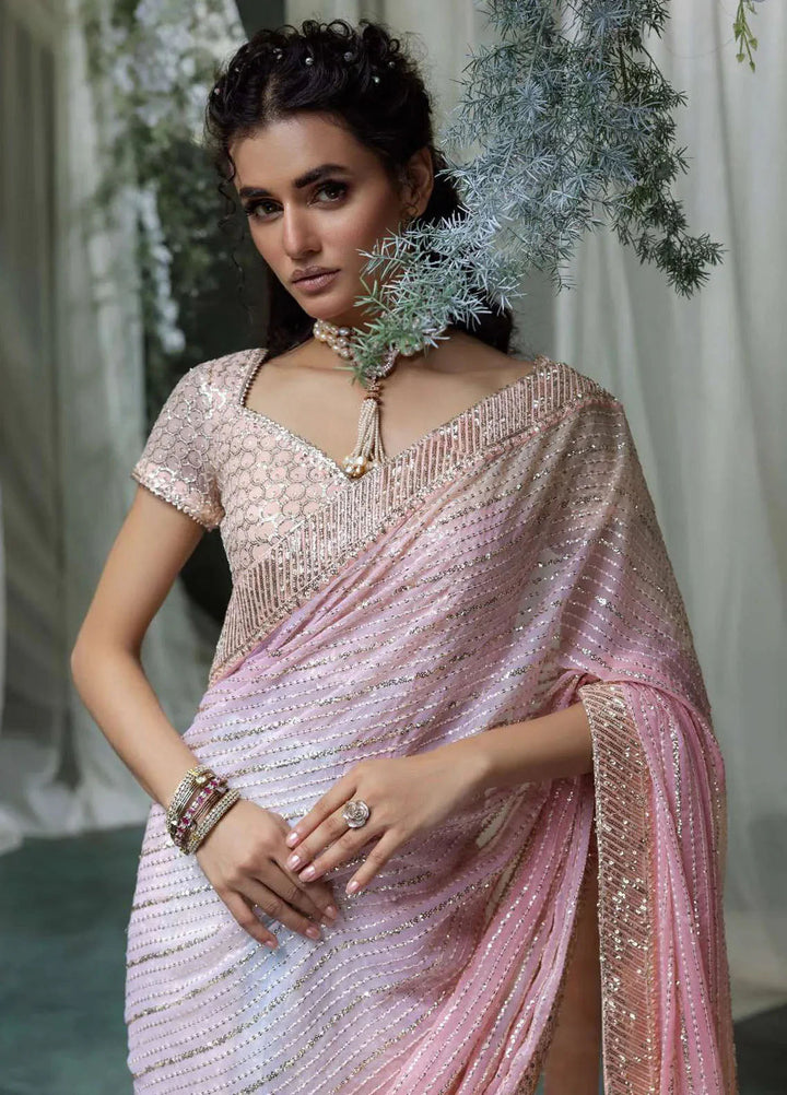 Aik Atelier Embroidered Chiffon Suits Unstitched 3 Piece AIK25EF D-07 - Formals Collection