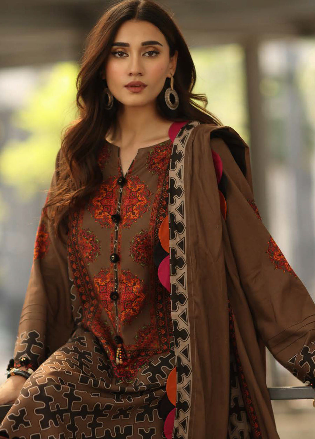 C Prints by Charizma Printed Linen Suits Unstitched 3 Piece CZ25CW CPW5-17 - Winter Collection