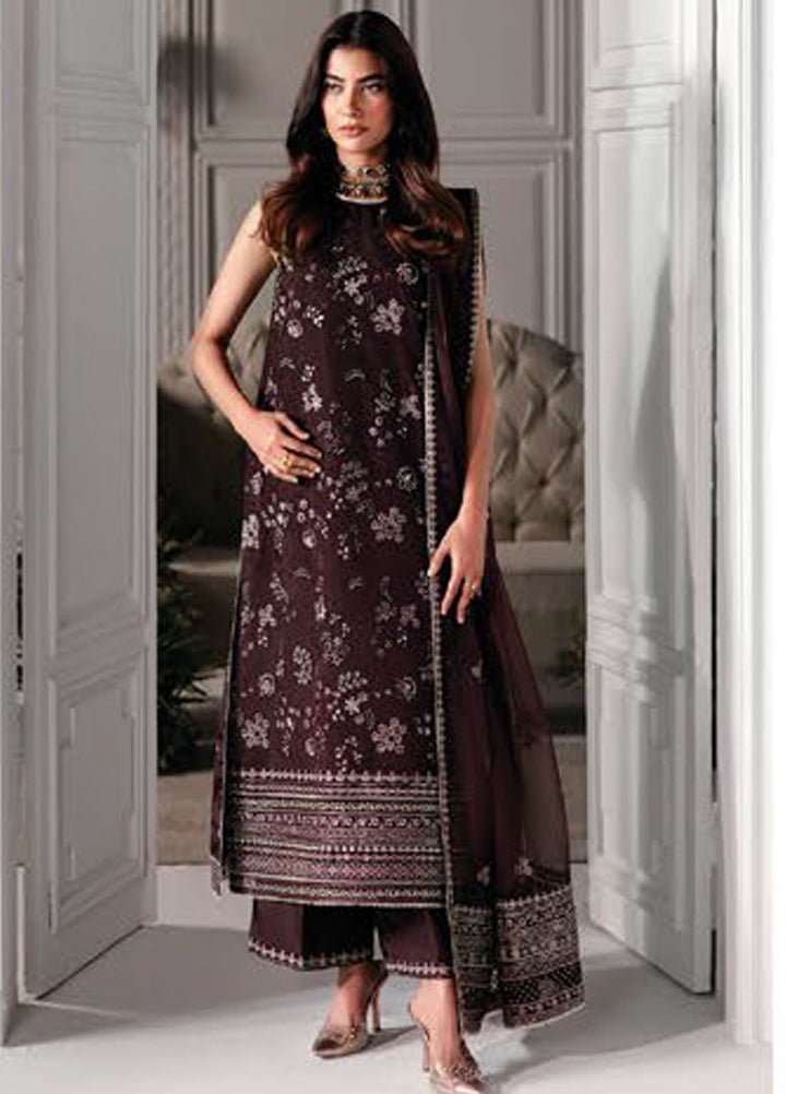 Aurelle by Seran Embroidered Suits Unstitched 3 Piece SN25AU Lavinia - Formals Collection