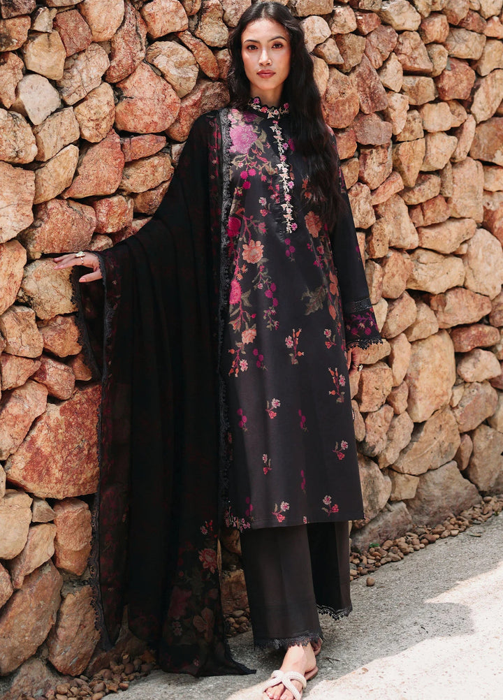 Cross Stitch Unstitched Embroidered Lawn 3 Piece Suit CS26ULE Shadow Grace - Eid Collection