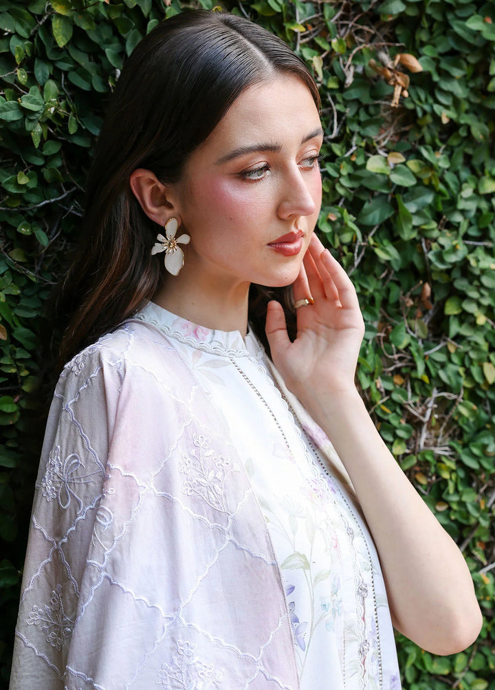 Cross Stitch Unstitched Embroidered Lawn 3 Piece Suit CS26ULE Meadow Dream - Eid Collection