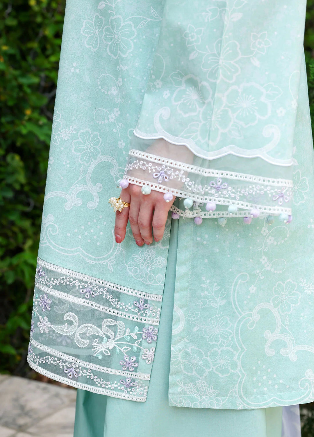 Cross Stitch Unstitched Embroidered Lawn 3 Piece Suit CS26ULE Summer Breeze - Eid Collection