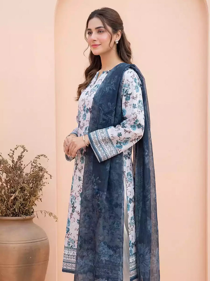 Salitex Women Unstitched Printed Lawn 3 Piece Suit SSW6U3P410 - Casual Collection