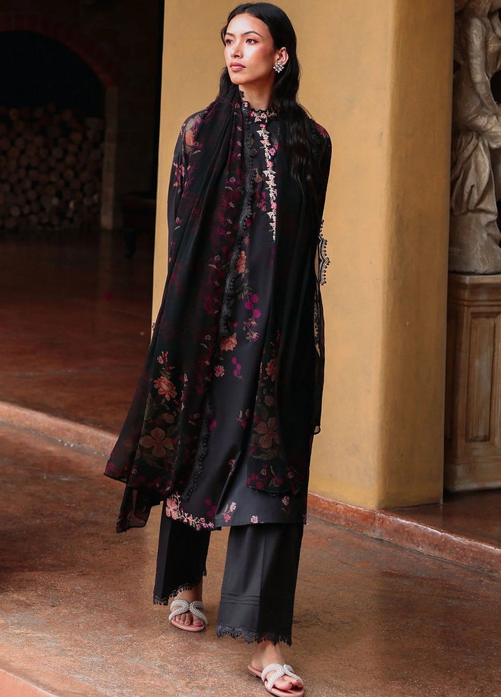 Cross Stitch Unstitched Embroidered Lawn 3 Piece Suit CS26ULE Shadow Grace - Eid Collection