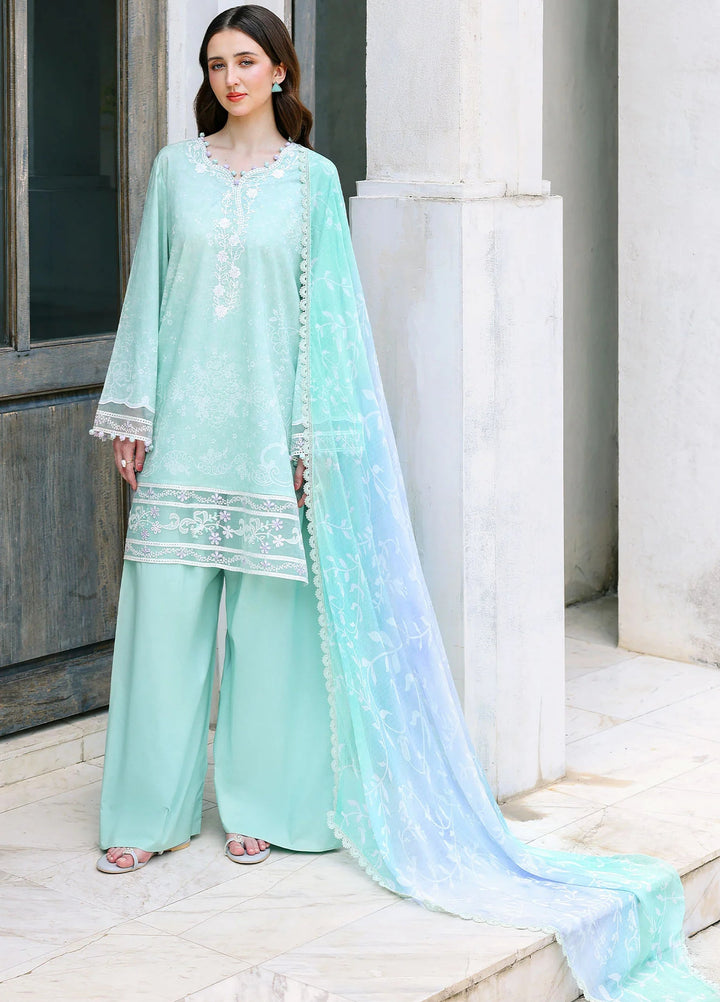 Cross Stitch Unstitched Embroidered Lawn 3 Piece Suit CS26ULE Summer Breeze - Eid Collection